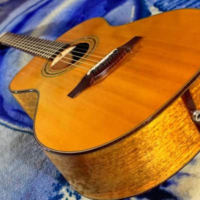2020 Hippner Dabema Acoustic Steel String Guitar Auditorium - OM with Fishman Sonitone Pickup image 3