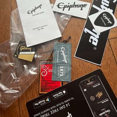 DEMO VIDEO Epiphone BB King Lucille 2022  limited edition (US customers, tax included in shipping cost)  Cherry image 12
