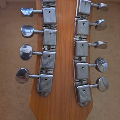 Mosrite Celebrity 12 string neck w/o tuners. 1960s - Natural image 2