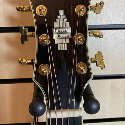 D'Angelico Excel Bowery Vintage Natural All-Solid Acoustic Guitar Gigbag Made in China image 7