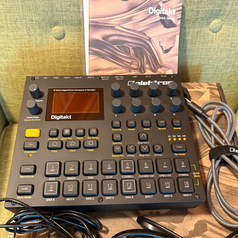 Elektron Digitakt 2017 - 2024 - Black image 1