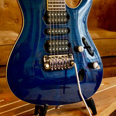 Ibanez SV5470F Trans Blue Flame | Reverb