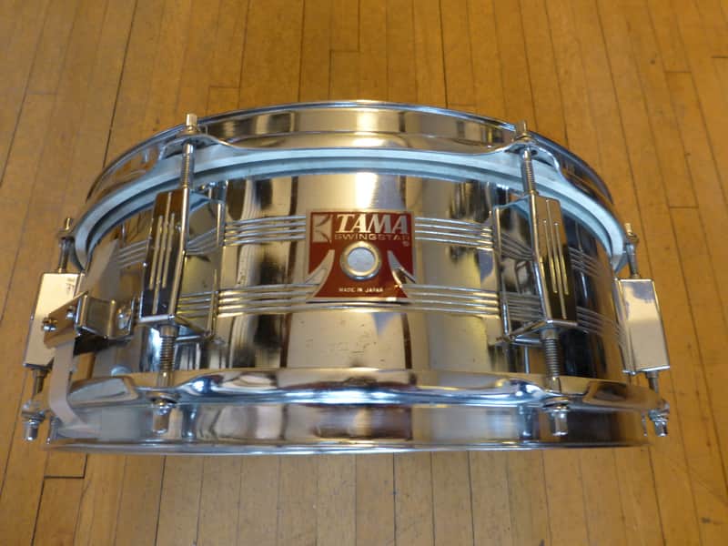 Tama 6075 Swingstar 5x14" 8-Lug Chrome Steel Snare Drum 1977 - 1983 image 4