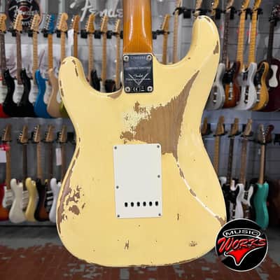 Fender Custom Shop Limited 60 Stratocaster Roasted Heavy Relic Aged Vintage White image 8
