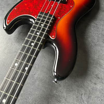Schecter Japan Progauge PS-S-JB Jazz Bass 2014 Ebony Sunburst image 2