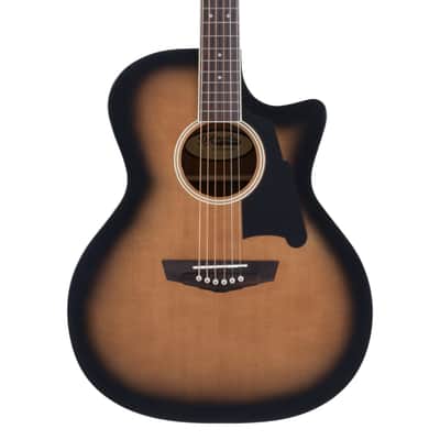 D'Angelico Premier Gramercy Solid Top Electric Acoustic Guitar - Aged Burst image 6