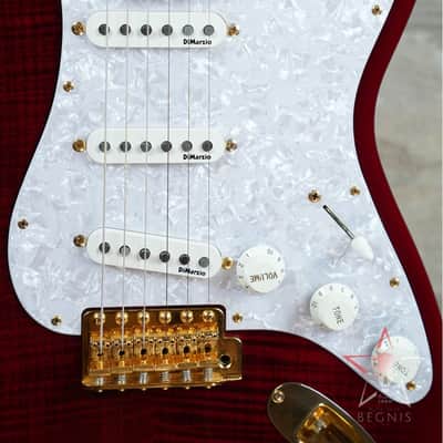 FENDER Stratocaster Richie Kotzen Signature TRB - 2016 Made in Japan - Flamed Trans Red Burst image 7