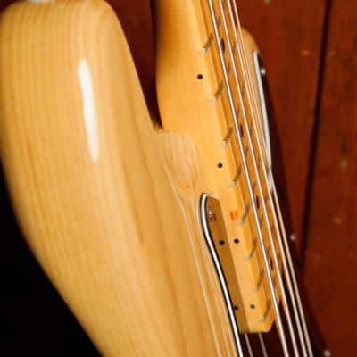 Fender American Deluxe Precision Bass Natural Ash Bass Guitar 2011 Pre-Owned image 13