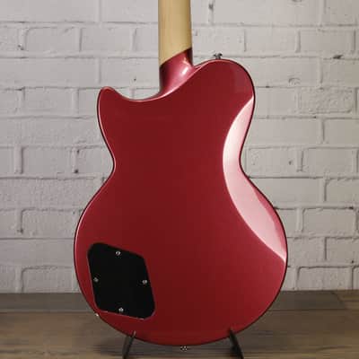 D'Angelico Premier Atlantic Electric Guitar Oxblood w/Gig Bag image 2