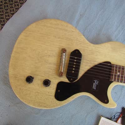 2018 Gibson Custom Shop Les Paul Jr VOS WHITE Not TV Yellow Near Mint With OHC & Tags image 4