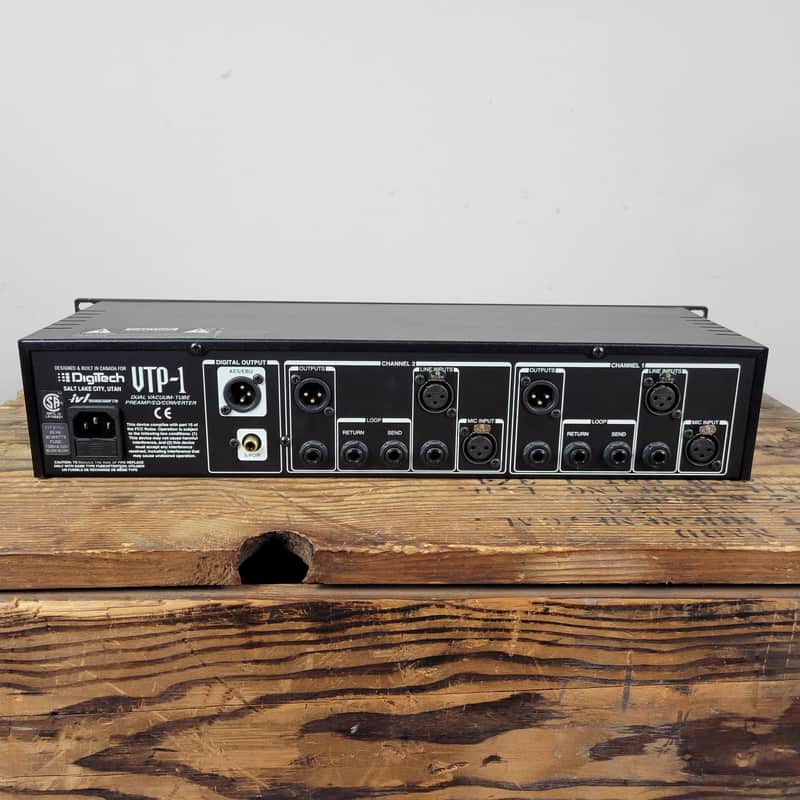 DigiTech VTP-1 Dual Vacuum-Tube Preamp/EQ/Converter | Reverb