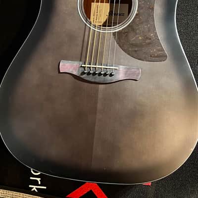 Ibanez AAD50CETCB Advanced Acoustic Guitar - Transparent Charcoal Burst Low Gloss image 2