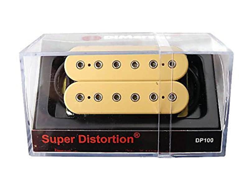 DiMarzio DP100 Super Distortion Humbucker Guitar Pickup - CREAM image 1