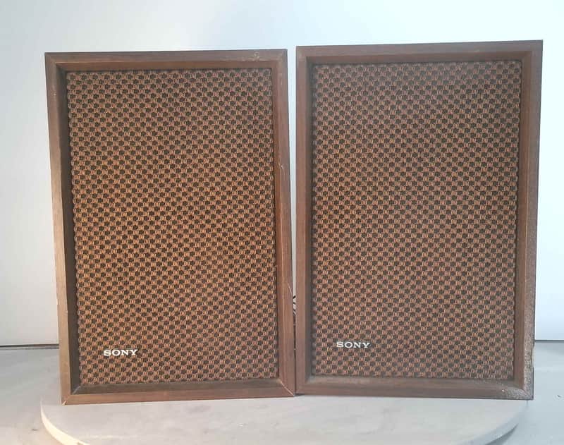 Sony SS-250 Bookshelf Speakers Pair Vintage 2 Way HiFi Stereo Home Audio image 1