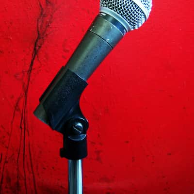 Vintage USA 1980's Shure SM58 Handheld Cardioid Dynamic Microphone Low Z w accessories image 13