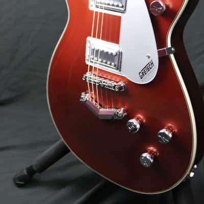 Gretsch G5220 Electromatic Jet BT with V-Stoptail 2020 - Present - Firestick Red (INCLUDES CASE AND FREE RETRO WALL CLOCK) image 6