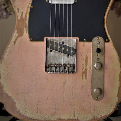 Fender American Telecaster Heavy Relic Nitro Shell Pink w/ Maple Neck image 1