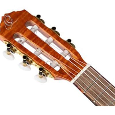 Ortega Guitars RGLE18FMH Mini/Travel Series A/E Guitarlele w/Bag - Natural image 4