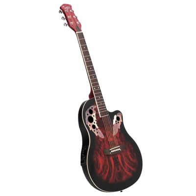 🎸"O" Style Acoustic-Electric Guitar +Soft Case / Gig Bag +Rosewood Fretboard!🎸 image 7