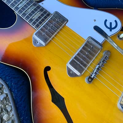 1964 Epiphone Casino Iced Tea Sunburst Gibson-made ES-330 image 6