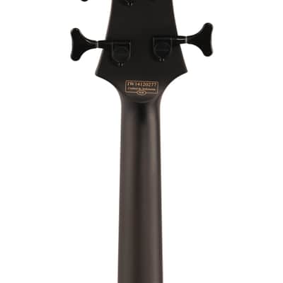 Schecter Stiletto Stealth 4 Electric Bass Satin Black image 7