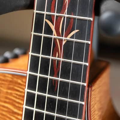 Taylor Custom Shop Master Grade Koa Grand Auditorium Acoustic/Electric Guitar with Hardshell Case - Used image 13