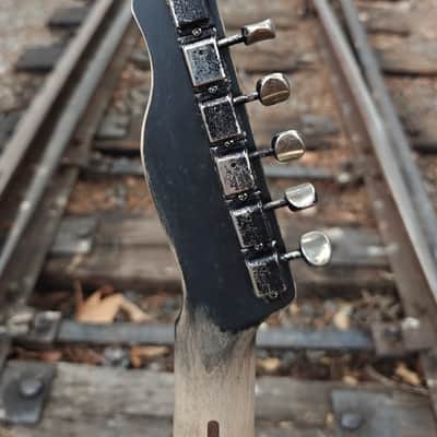 2015 Palir Gator | Hand-Carved Gator Top | Black Nitro | Boutique USA Tele Style image 6