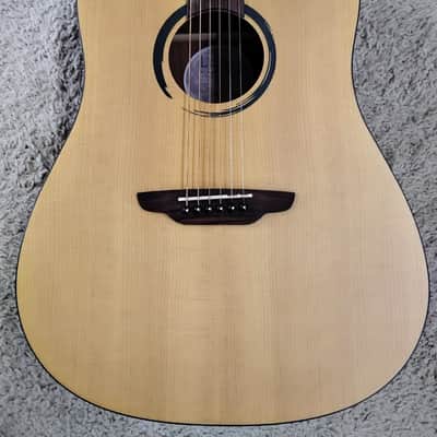 Luna Wabi Sabi Dreadnought Satin Finish Solid Spruce Top Acoustic Guitar image 3