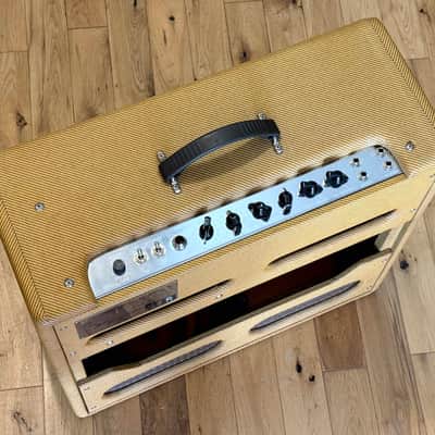 Fender '59 Bassman LTD 45-Watt 4x10" Guitar Combo 2004 Lacquered Tweed image 4