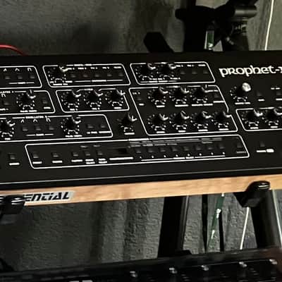 Sequential Prophet-10 Desktop 10-Voice Polyphonic Synthesizer 2021 - Present - Black with Wood Sides image 2