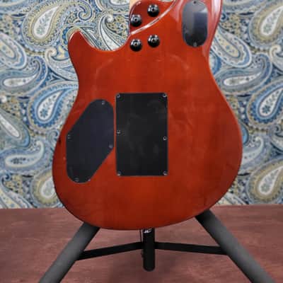 EVH Wolfgang Special QM Baked Maple Fingerboard Tiger Eye Glow image 6