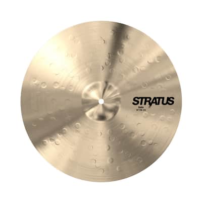 Sabian 14 inch Stratus Hi-Hat Cymbals with B20 Bronze and Medium Weight, Bright-to-Mid Timbre image 1