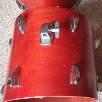 VINTAGE Tama Royalstar 12 x 11  Rack Tom 70s 80s RED MAHOGANY JAPAN Projects Popcorn Snare Shallow or Concert TOM image 9