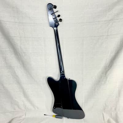 Greco TB-700 1990 Black BK Thunderbird IV Electric Bass Fujigen MIJ w/ Gator Bag image 6