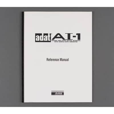 Alesis AI-1 Reference Manual image 1