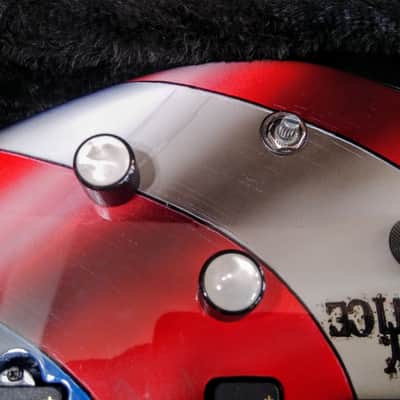 Bass Captain America ??? Red/White/Blue Fretless, with case. MARVEL, New information Feb. 9 image 11