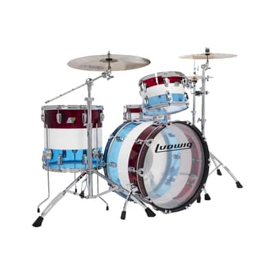 Ludwig Vistalite Reissue 50th Anniversary Pro Beat Outfit 9x13 / 16x16 / 14x24" Drum Set