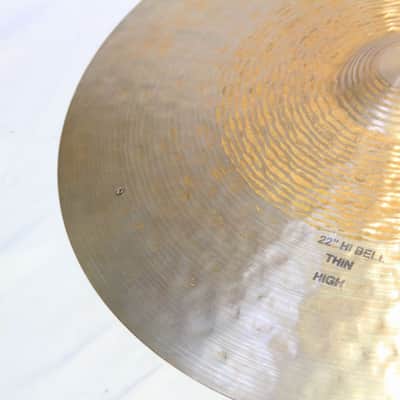 ZILDJIAN K.CONSTANTINOPLE High Bell Thin High Ride 2 Rivets 22-inch 2286g Zildjian Ride Cymbal (05/25) image 7