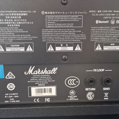 Marshall Code CODE100H 100-Watt Guitar Amp Head and Cabinet image 2