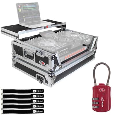 ProX XS-PRIME2 LT Denon Prime 2 System Flight Case with Red TSA Lock image 1