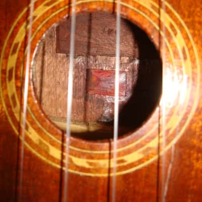 No Name Nunes Style Soprano Ukelele c1920's Solid Koa image 5