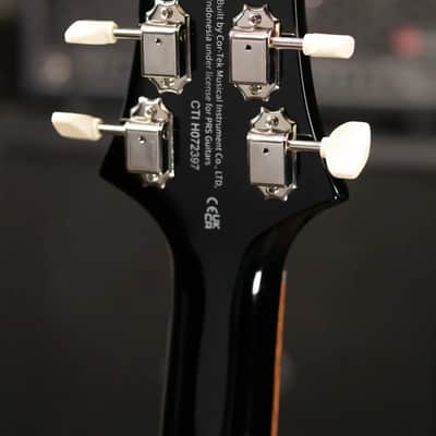 PRS SE Paul's Guitar Solidbody Electric Guitar - Teal Black with Gig Bag image 7