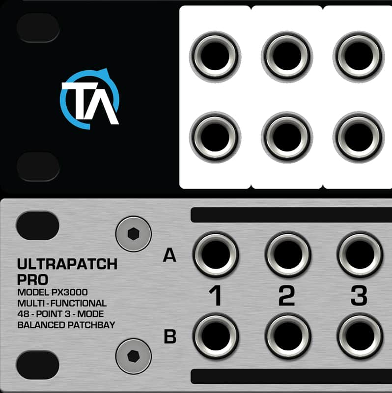 Single - Blank Patch Bay Label Compatible with Behringer PX3000 by Trace Audio image 1