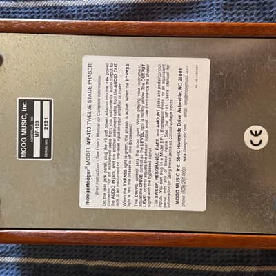 Moog MF-103 Moogerfooger 12-Stage Phaser (50th Anniversary edition) image 4