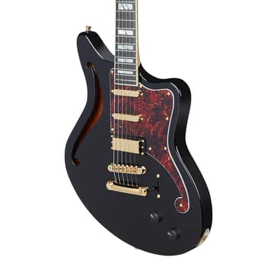 D'Angelico Deluxe Bedford SH - Black (DADBEDSHSBKGS) image 5