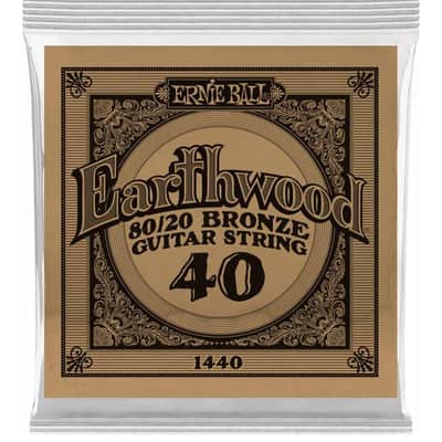 Ernie Ball P01440 .040 Earthwood 80/20 Bronze Acoustic Guitar String