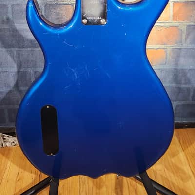 Vintage 1980s Kramer DMZ 5000 Bass Guitar Blue image 17