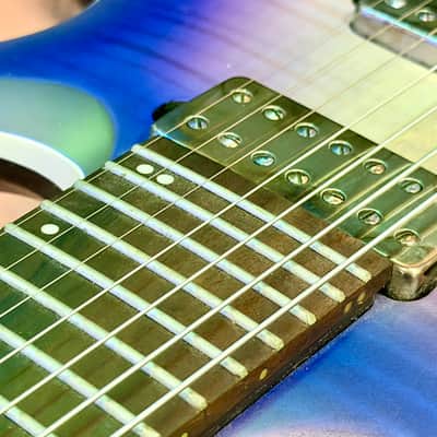🔥2019🔥 Ibanez RGA71AL Axion Label 7 String~ Indigo Aurora Burst~ Bare Knuckle! image 20