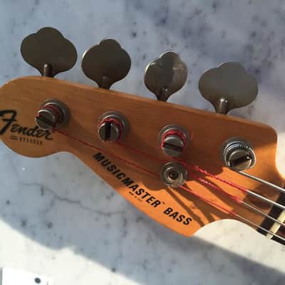 Fender Musicmaster Bass 1977 Black LEFT HANDED RARE !!! image 4