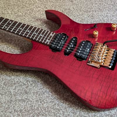 RARE! 1995 Ibanez RG570CT TBY - Transparent Burgundy, Wizard Neck / Made in Japan /, including hard case!FREE Shipping in EU! VIDEO! image 8
